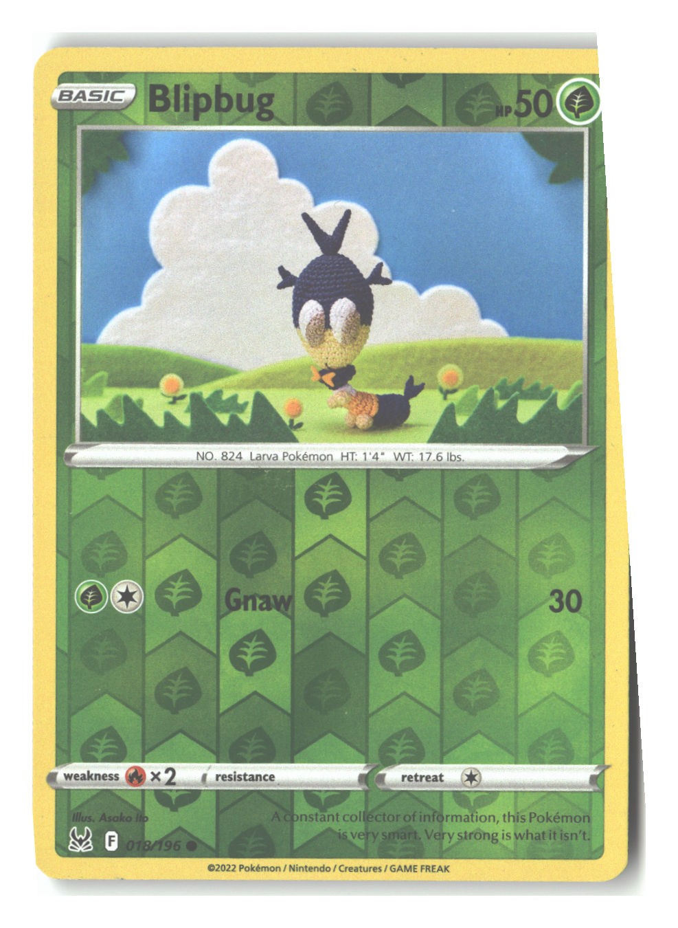 018/196 Blipbug Common Reverse Holofoil