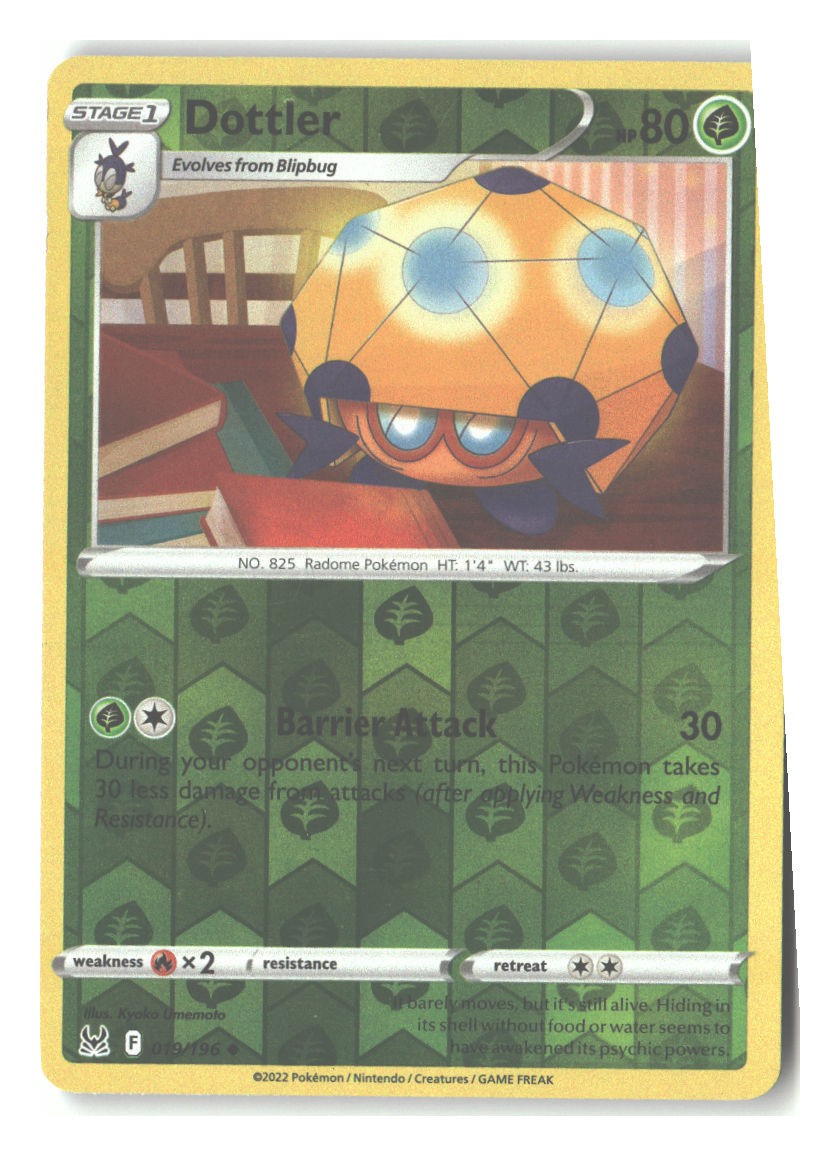 019/196 Dottler Uncommon Reverse Holofoil