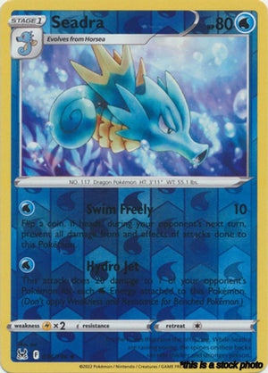 Reverse Holofoil Seadra [036/196 Lightly Played ]