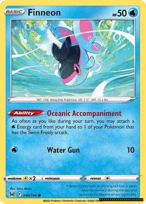 Common Finneon [040/196 Near Mint ]