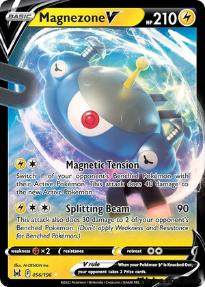 056/196 Magnezone V Ultra Rare Holofoil Near Mint