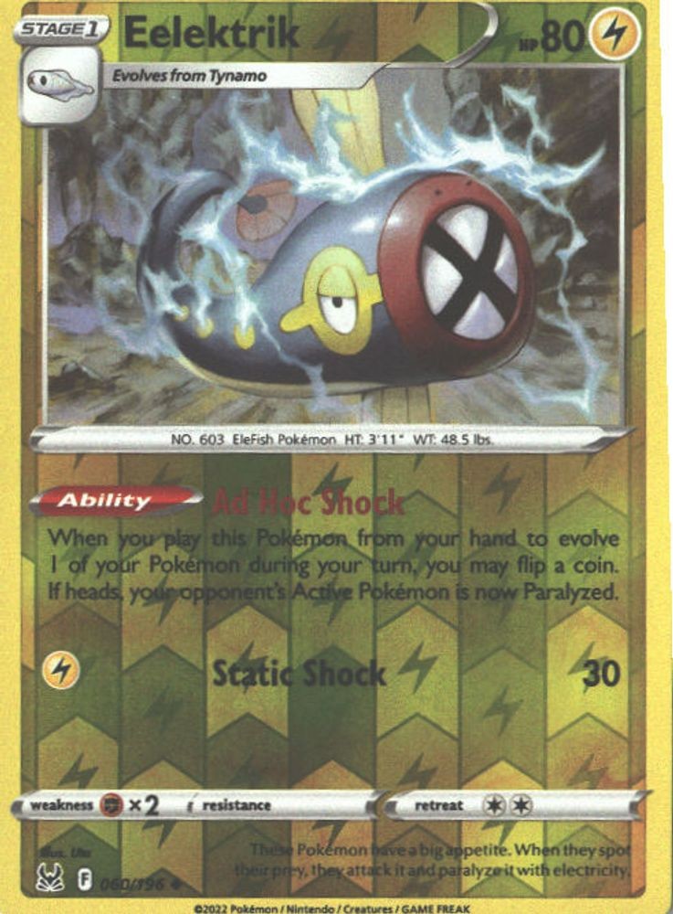 060/196 Eelektrik Uncommon Reverse Holofoil