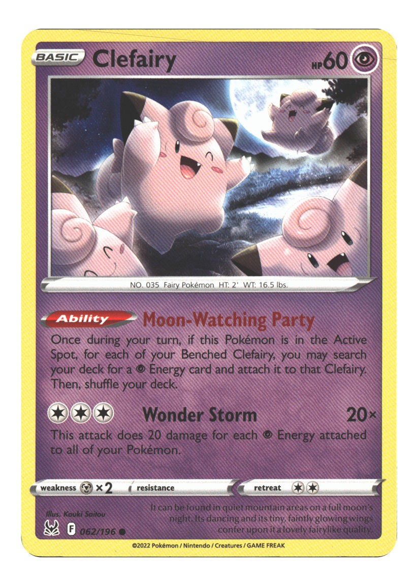 062/196 Clefairy Common Normal
