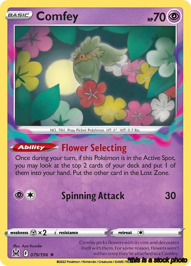 079/196 Comfey Rare Normal