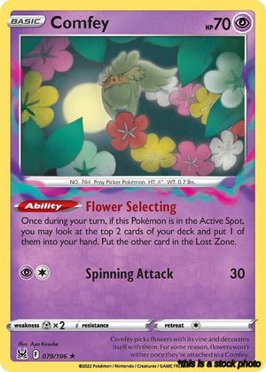 079/196 Comfey Rare Normal