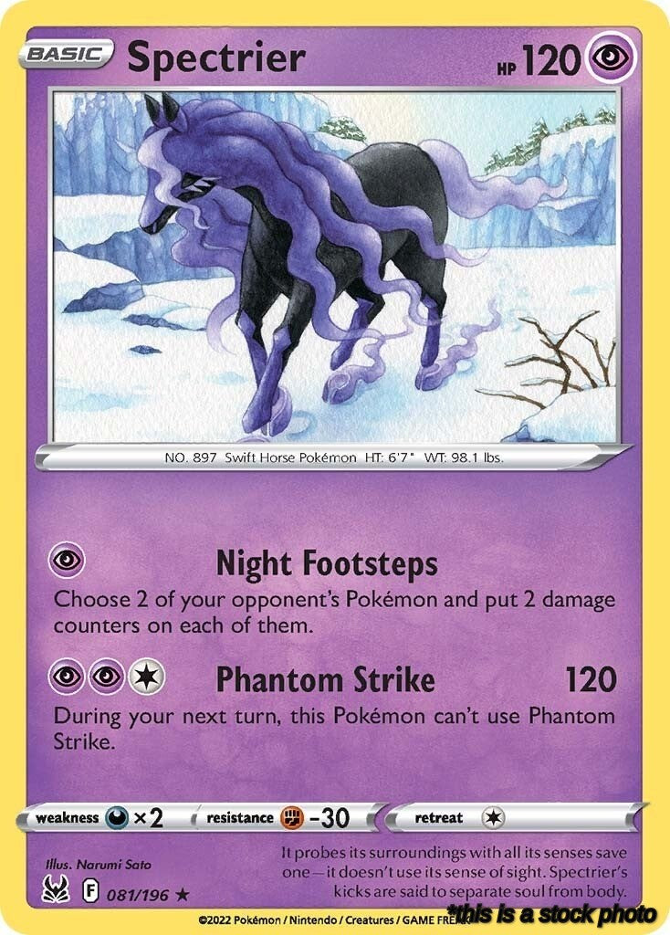 Holo Rare Spectrier [081/196 Lightly Played ]