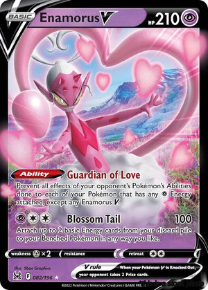 082/196 Enamorus V Ultra Rare Holofoil