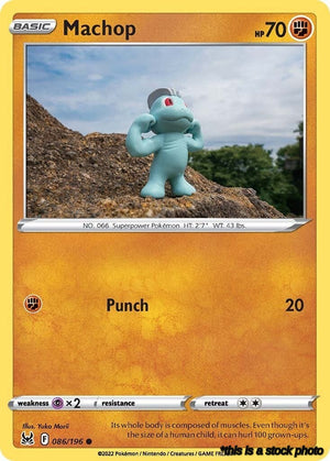 Normal Machop [086/196 Near Mint ]