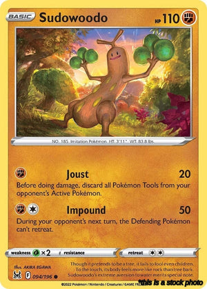 Normal Sudowoodo [094/196 Lightly Played ]