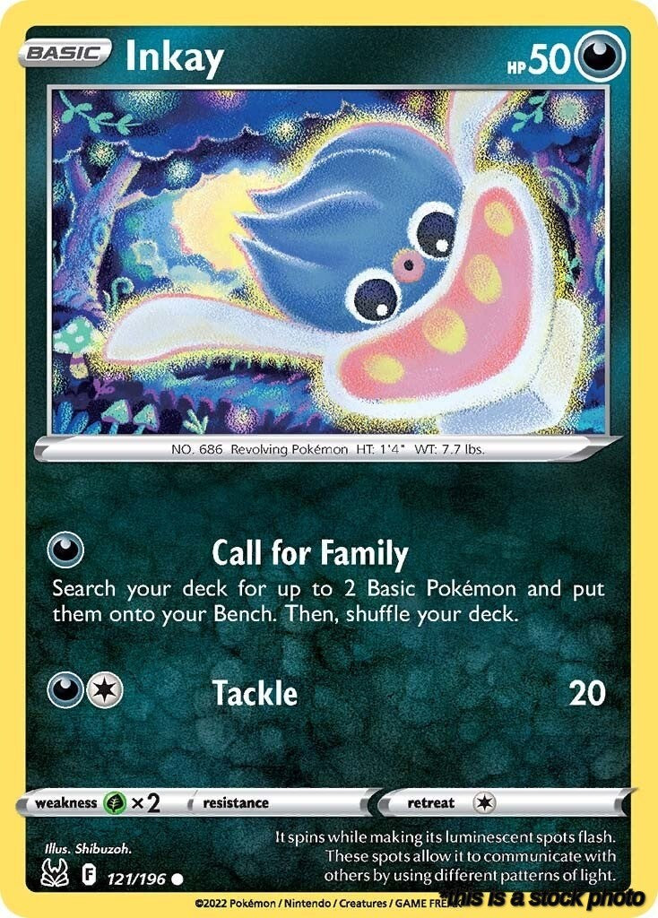 Reverse Holofoil Inkay (121) [121/196 Lightly Played ]