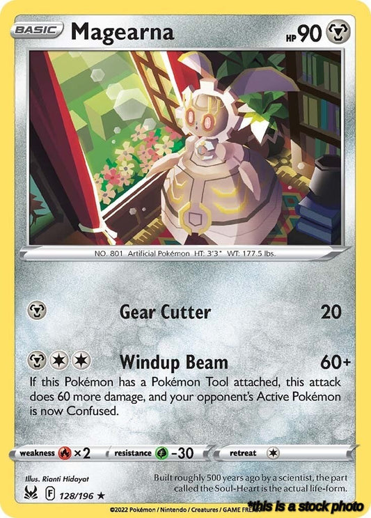 128/196 Magearna Rare Reverse Holofoil