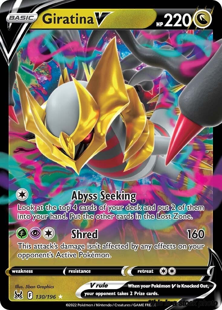 Holofoil Giratina V [130/196 Lightly Played ]