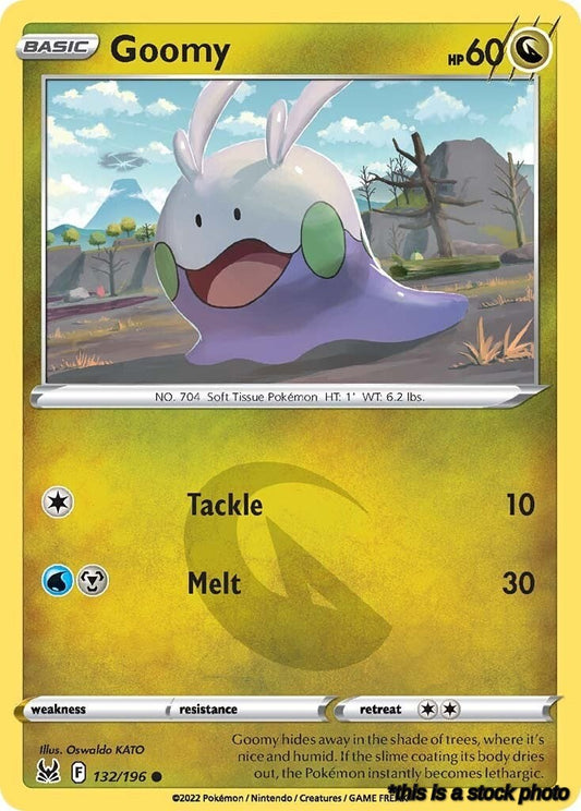 132/196 Goomy Common Reverse Holofoil