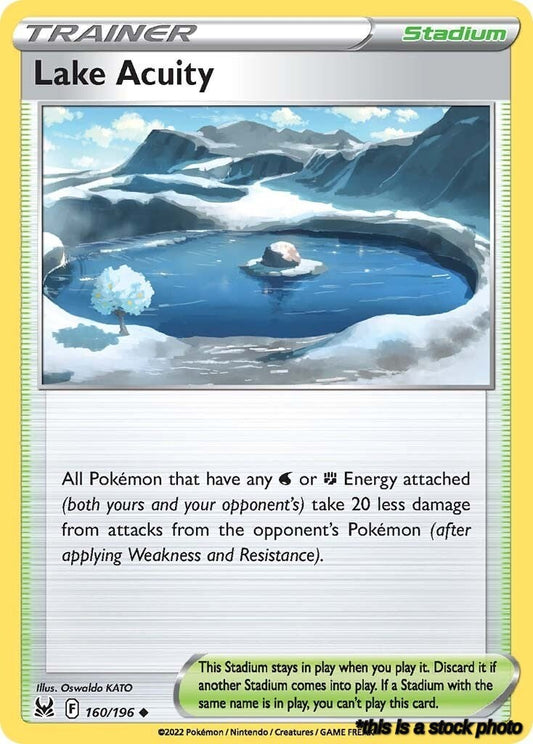 Reverse Holofoil Lake Acuity [160/196 Lightly Played ]