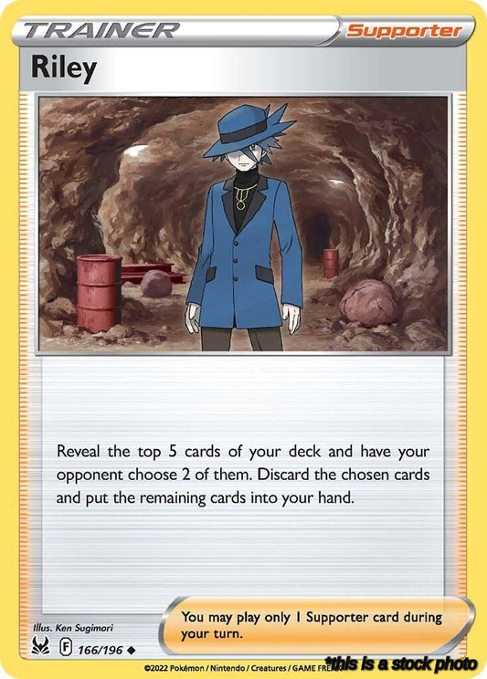 Reverse Holofoil Riley [166/196 Near Mint ]
