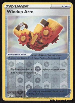 170/196 Windup Arm Uncommon Reverse Holofoil Near Mint