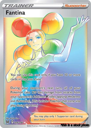 206/196 Fantina (Secret) Secret Rare Holofoil