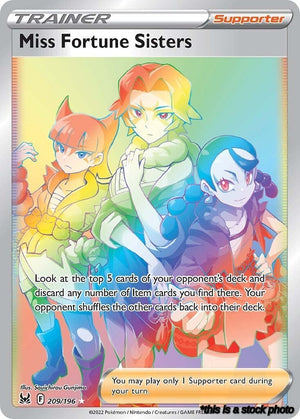 Holofoil Miss Fortune Sisters (Secret) [209/196 Near Mint ]