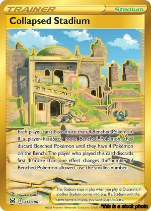 215/196 Collapsed Stadium (Secret) Secret Rare Holofoil