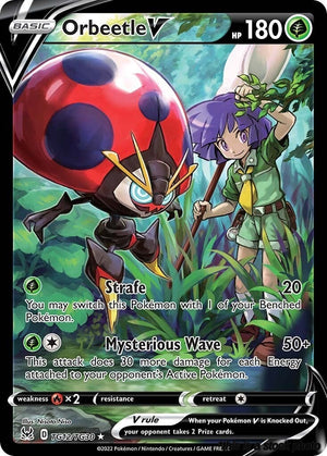 TG12/TG30 Orbeetle V Ultra Rare Holofoil