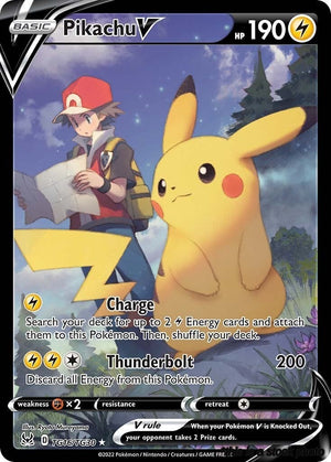 TG16/TG30 Pikachu V Ultra Rare Holofoil
