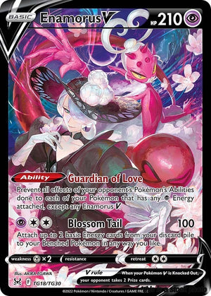 TG18/TG30 Enamorus V Ultra Rare Holofoil