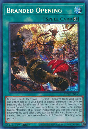 1st Edition Branded Opening [MP22-EN155 Near Mint] Prismatic Secret Rare