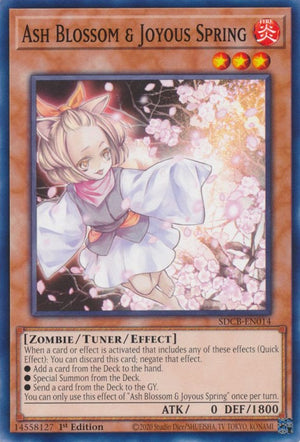 1st Edition Ash Blossom & Joyous Spring [SDCB-EN014 Near Mint] Common / Short Print