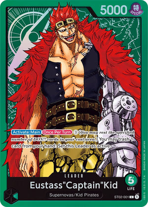 Eustass"Captain"Kid (001) [ST02-001] Starter Deck 2: Worst Generation