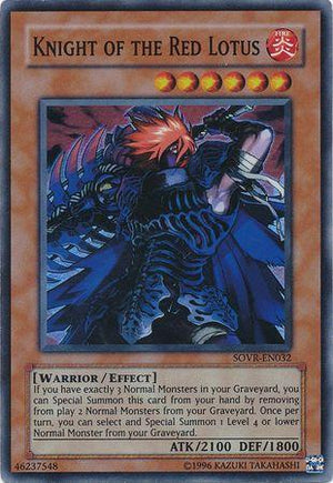 Unlimited Knight of the Red Lotus [SOVR-EN032 Near Mint] Super Rare