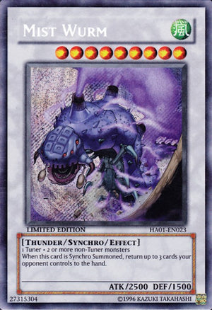Limited Mist Wurm [HA01-EN023 Near Mint] Secret Rare