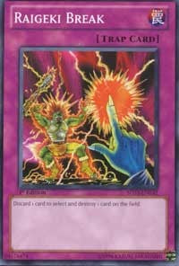 1st Edition Raigeki Break [5DS3-EN032 Near Mint] Common / Short Print