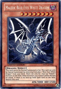 Limited Malefic Blue-Eyes White Dragon [YMP1-EN002 Near Mint] Secret Rare