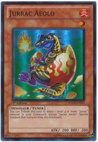 1st Edition Jurrac Aeolo [HA04-EN017 Lightly Played] Super Rare