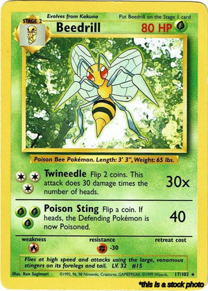 017/102 Beedrill Rare Normal