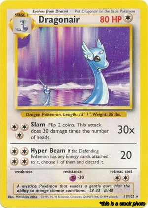 18/102 Dragonair Rare Normal