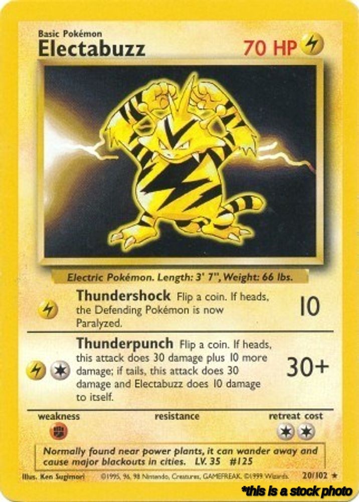 020/102 Electabuzz Rare Normal