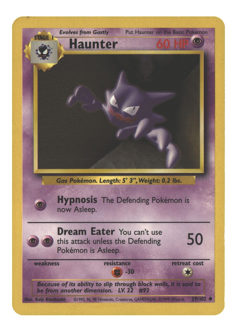 29/102 Haunter Uncommon Normal