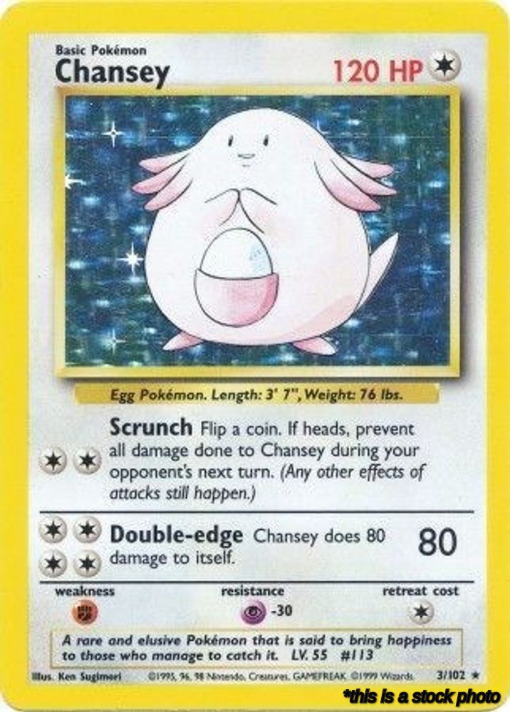 003/102 Chansey Holo Rare Holofoil