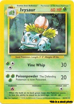 030/102 Ivysaur Uncommon Normal