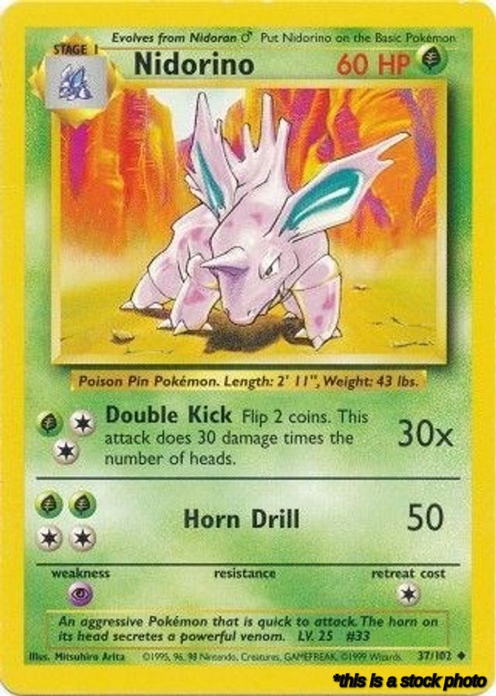 37/102 Nidorino Uncommon Normal