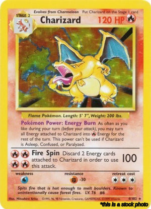 004/102 Charizard Holo Rare Holofoil