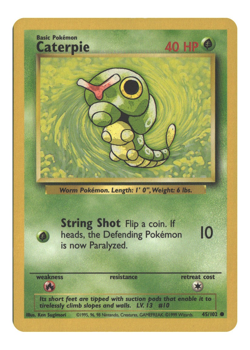 45/102 Caterpie Common Normal