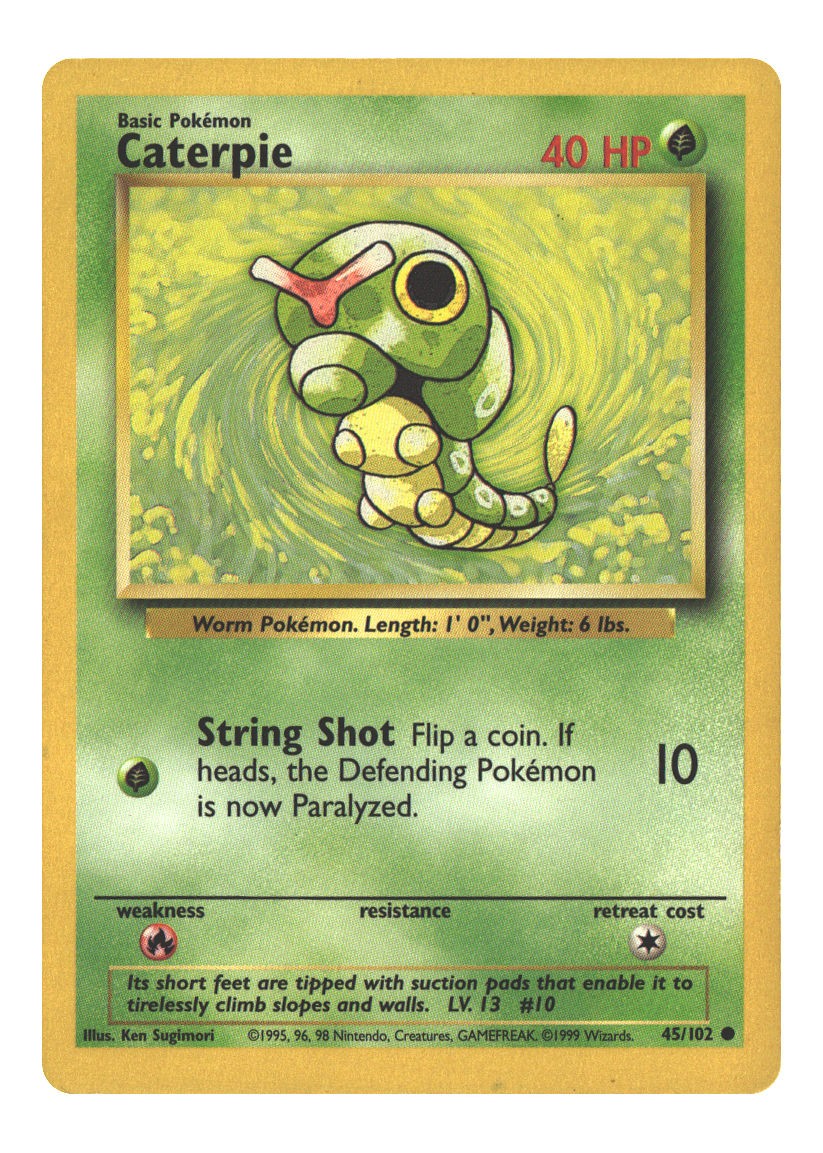 45/102 Caterpie Common Normal