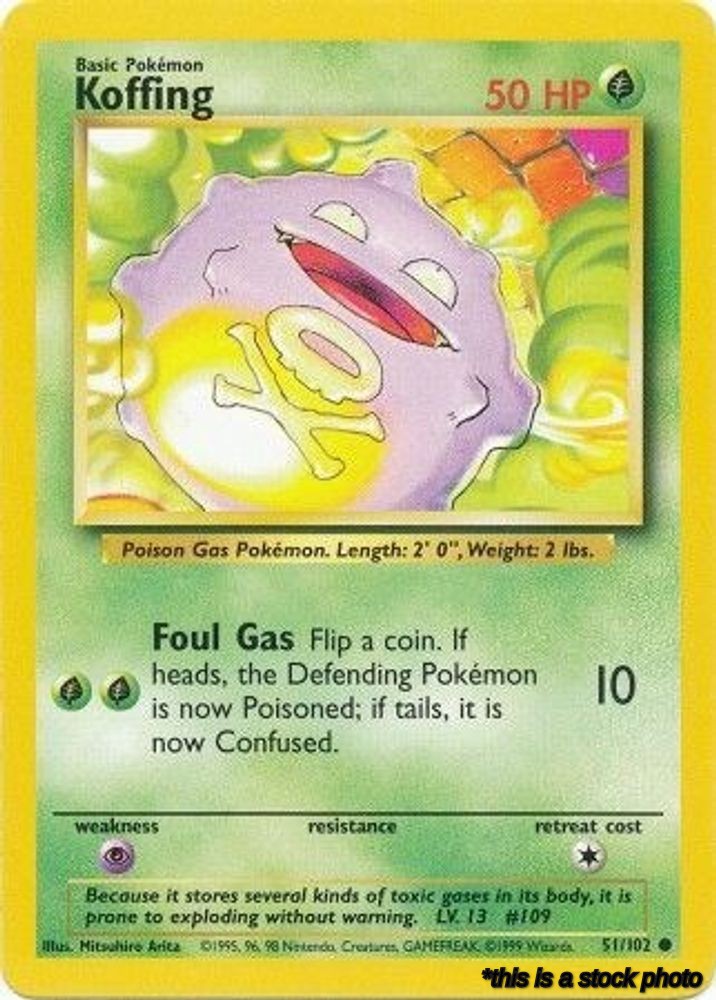 51/102 Koffing Common Normal