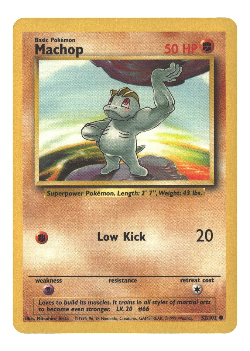 52/102 Machop Common Normal