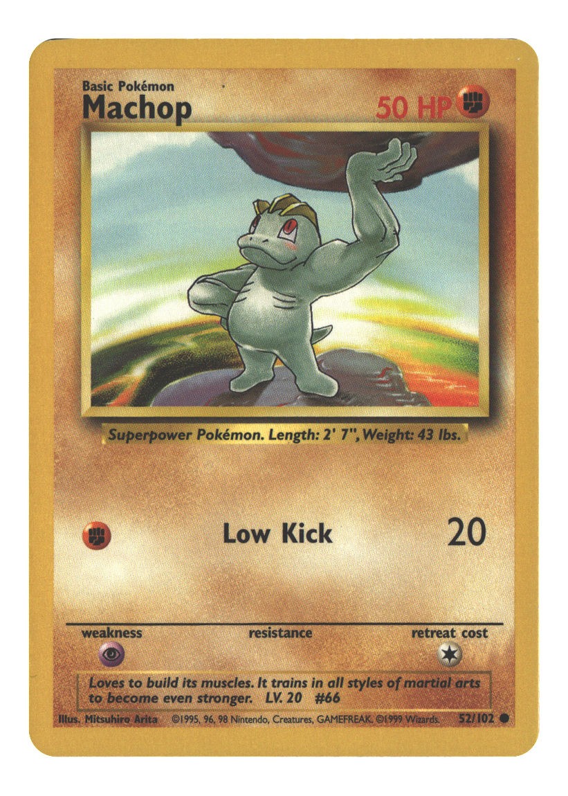 52/102 Machop Common Normal