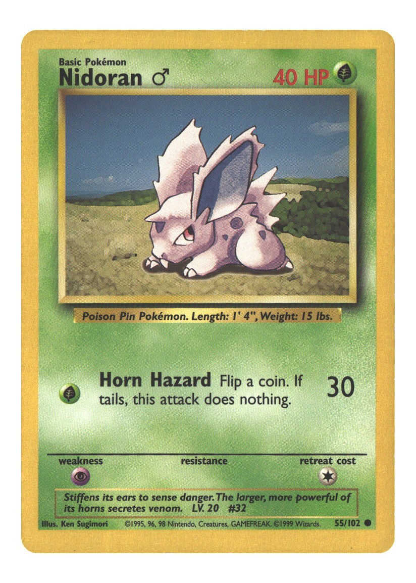 55/102 Nidoran M Common Normal