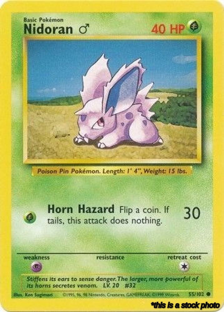 55/102 Nidoran M Common Normal