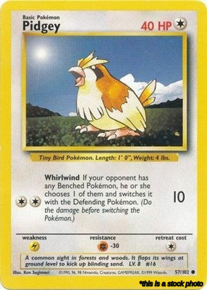 057/102 Pidgey Common Normal